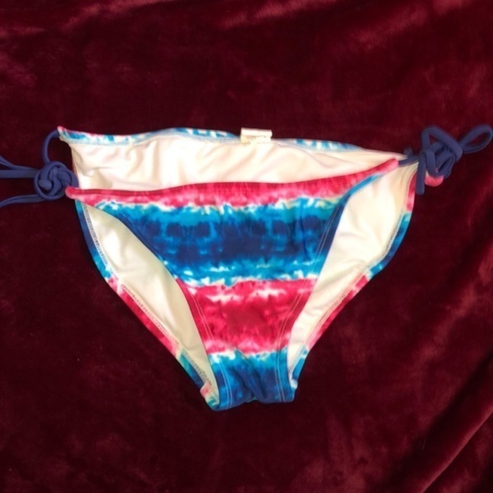 Red white and blue bikini bottom